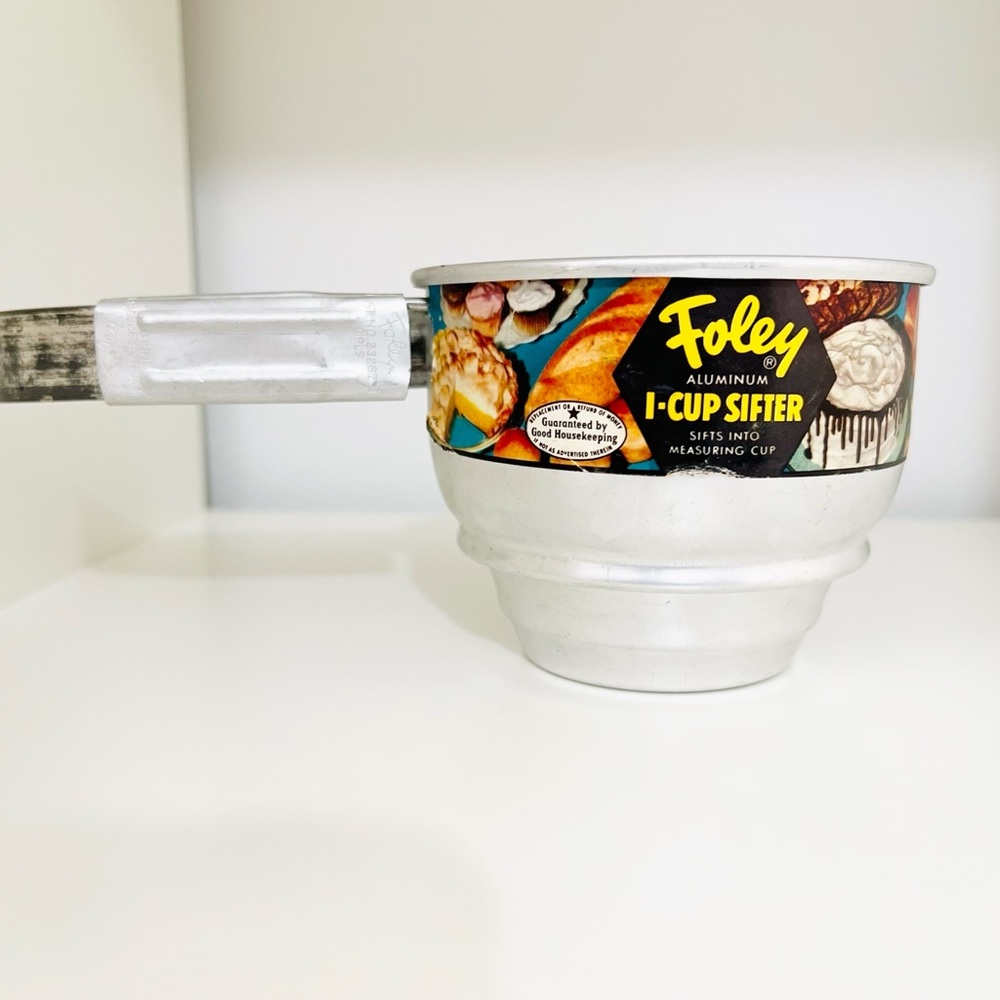 Vintage Foley Aluminum 1 Cup Flour Sifter Tool